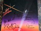 Supertramp Famous Last Words Album Cover Autographed By Full Band In 1983