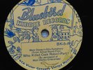 78 rpm Bluebird Kiddie Record, Walt Disney, Who Killed Cock Robin, shiny E