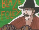 Blaze Foley Sittin' by the Road (Midnight Blue Splatter) Records & LPs New