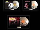 SPECIAL DEAL FOR THREE  FRAMED VINTAGE ELVIS RECORDS PRIVATE AUCTION