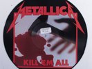 METALLICA Kill 'Em All MEGAFORCE LP VG++ picture disc Ltd. Ed. #1008 x