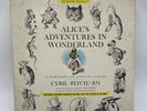 Alice's Adventures In Wonderland Cyril Ritchard Riverside 4 LP & Book SPD 22