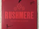 Mumford & Sons RUSHMERE - Vinyl and Hand Signed Autographed Insert Record LP