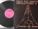 Bl'ast  – It's In My Blood  LP VINYL HARDCORE ROCK PUNK  TOP KBD SST RECORDS