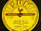 Johnny Cash 78 Big River / Ballad Of A Teenage Queen SUN 283 rockabilly country