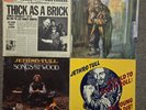 4 Jethro Tull LP Album Jackets Only: Thick as a Brick Aqualung Too Old to Rock