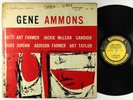 Gene Ammons - All Star Jam Session LP - Prestige Mono DG RVG 446 W 50th