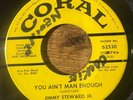 JIMMY STEWARD JR - CONVINCE ME - YOU AIN'T MAN ENOUGH 45 RPM Rare Soul Popcorn