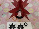 Third Man Records TMR Red Color Recycled Vinyl Record Christmas Tree Topper Star