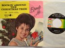 CHRISTMAS PICTURE SLEEVE HIT 45 Brenda Lee Rockin Around the Christmas Tree