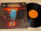BOSTON Self Titled Debut LP w/2 HYPE STICKERS WLY PE 34188 VG+/EX 1976 READ