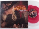 JOHNNY WINTER Step Back MEGAFORCE LP NM clear/red vinyl z