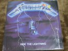 LP METALLICA Ride The Lightning 1984 MEGAFORCE ELEKTRA Shrink Insert