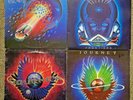 4 Journey LP Album Jackets Only: Escape Frontiers Infinity Evolution