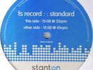 DJ Scratch Record Stanton Final Scratch Control Record Standard Version