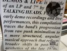 Talking Heads Tentative Decisions: Demos & Live NEW Vinyl RSD 2025
