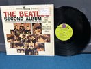 NM The BEATLES Second Album Shrink Sticker Stereo Lime Green press 69 Capitol LP