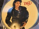 RARE MICHAEL JACKSON PICTURE DISC VINYL LP BAD 1987 EPC EXCELLENT