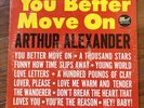 NEW Arthur Alexander Lp You Better Move On 180g VINYL deep soul country R&B