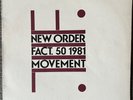 New Order - Movement (OG 1982 First US Vinyl Press, FACTUS 50)
