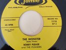 Bobby Please and The Pleasers THE MONSTER (NOVELTY 45) #1118 PLAYS VG++