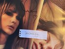 HAND SIGNED Taylor Swift Midnights Vinyl - Jade Green Marbled WITH HEART