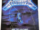 Metallica Ride the Lightning Silver Label Megaforce OG US 1984 Press MRI 769