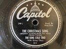 THE KING COLE TRIO The Christmas Song - 1946 1st Press Capitol 78 rpm - NICE VG+