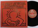 VERY SPECIAL CHRISTMAS Various Artists A&M LP VG+ embossed keith haring cover b