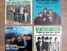 (4) Early Rolling Stones 45 rpm picture record sleeves only excellent no vinyl