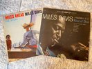 Miles Davis Set of 2 Records: Miles Davis Kind of Blue/ Miles Ahead Vinyl