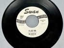 The Beatles 45 rpm Promo ''Swan White Label with Black Print'' She Loves You''