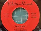 Thee Midniters 45 That’s All / To Be With You Chicano Latin Soul EX