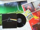 PINK FLOYD - DARK SIDE OF THE MOON LP w/ BOTH POSTERS & STICKERS   1973 HARVEST