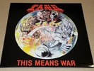 TANK RARE 1983 THIS MEANS WAR VINYL LP FIRST PRESS VG++/MINT- MUSIC FOR NATIONS