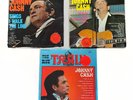 3 Vtg Johnny Cash Vinyl Records Blue Train I Walk the Line Greatest Hits SEALED
