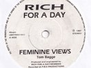 SYNTH POP -- RICH FOR A DAY -- THE LEGEND / FEMININE VIEWS  -- UK   7