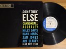 CANNONBALL ADDERLEY Somethin’ Else BLUE NOTE Miles Davis RVG Ear DG