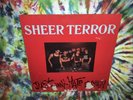 Sheer Terror Vinyl 12” Just Can’t Hate Enough SMR 054 1989 Bottom of Sleeve rip.