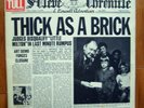THICK AS A BRICK Jethro Tull LP 1972 MS2072 1st Press w/Inner Sleeve + Newspaper