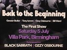 BLACK SABBATH BACK TO THE BEGINNING LP COLORED SEALED