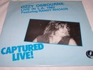 Ozzy Osbourne Captured Live   Vinyl Album Live In LA 1982 Randy Rhoads Double LP