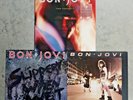 3 Bon Jovi Promo Vinyl LPs - Slippery When Wet, 7800 Fahrenheit, Self Titled
