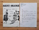 AGENT ORANGE #1 1981 FRENCH PUNK FANZINE BIRTHDAY PARTY UK DECAY +LETTER TO PEEL