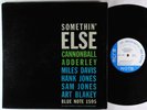 Cannonball Adderley - Somethin' Else LP - Blue Note Mono DG RVG Ear 47 W 63rd