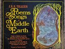 J.R.R. Tolkien Poems and Songs of Middle Earth LP Caedmon 1967 Rare NM Vinyl