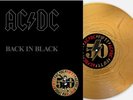 AC/DC Back In Black LP Album vinyl record 180g Limited Gold 50th Anniversary