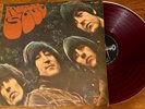 THE BEATLES Rubber Soul Japan RED colored vinyl LP Apple AP-7450 VG