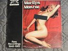 Marilyn Monroe Rare Recordings 1948-1962 Vinyl LP Record Album