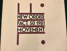 NEW ORDER Movement FACT. 50 1981 U.S. Repress LP Near Mint